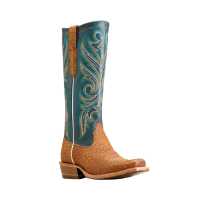 Ariat Women's Tan Suede Bullhide Futurity Starlight StretchFit Boot