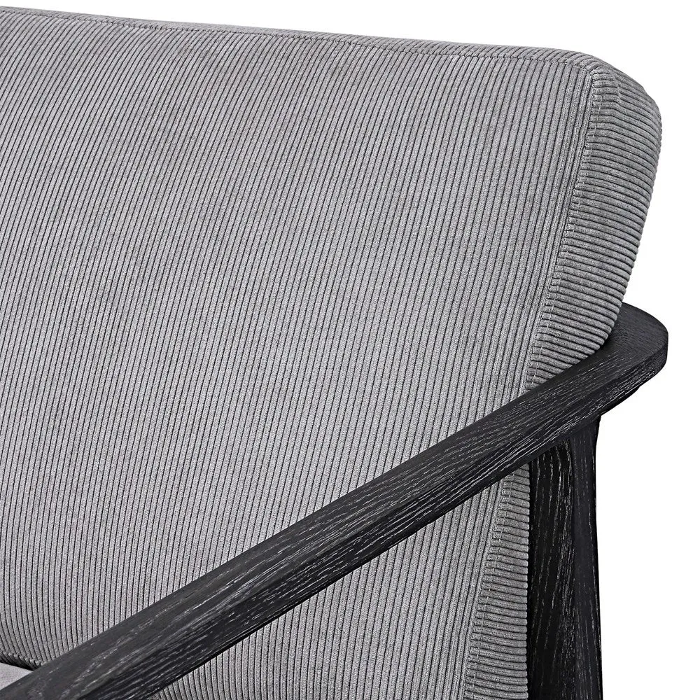 BRUNEI ACCENT CHAIR, GRAY