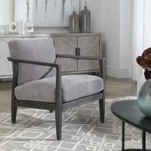 BRUNEI ACCENT CHAIR, GRAY