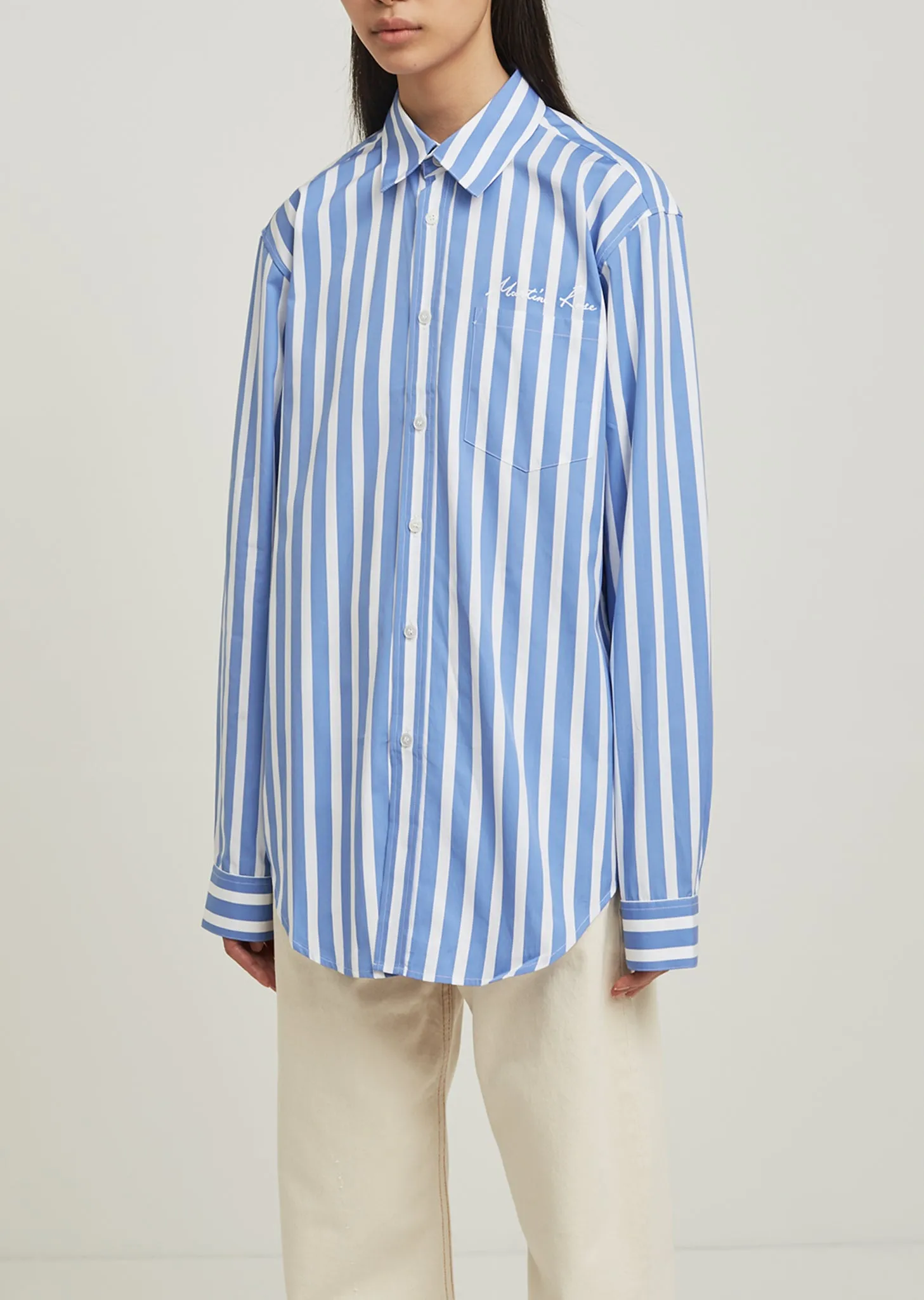 Classic Long Sleeve Stripe Shirt