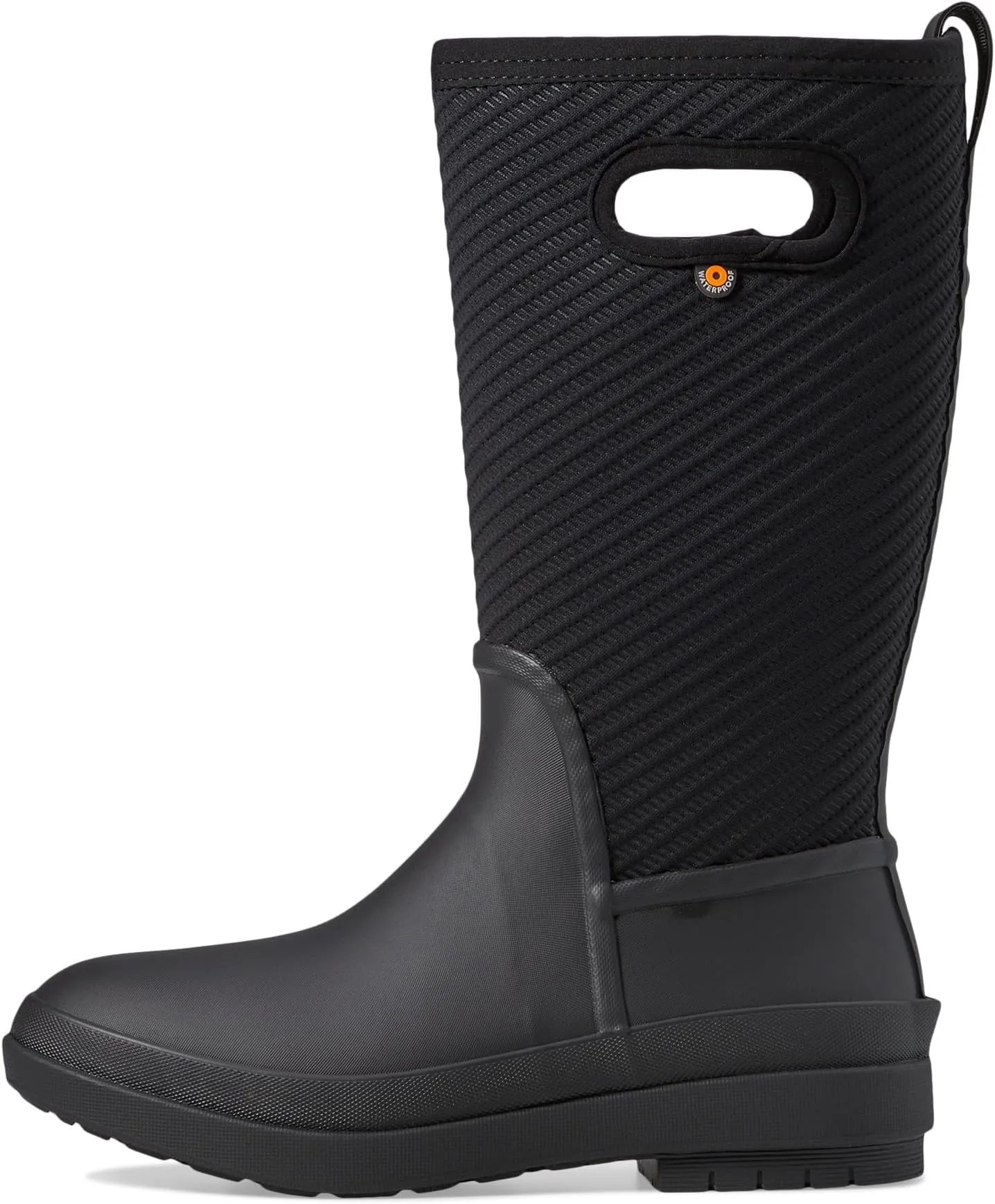 Crandall II Tall Bogs Rubber Boots, Black