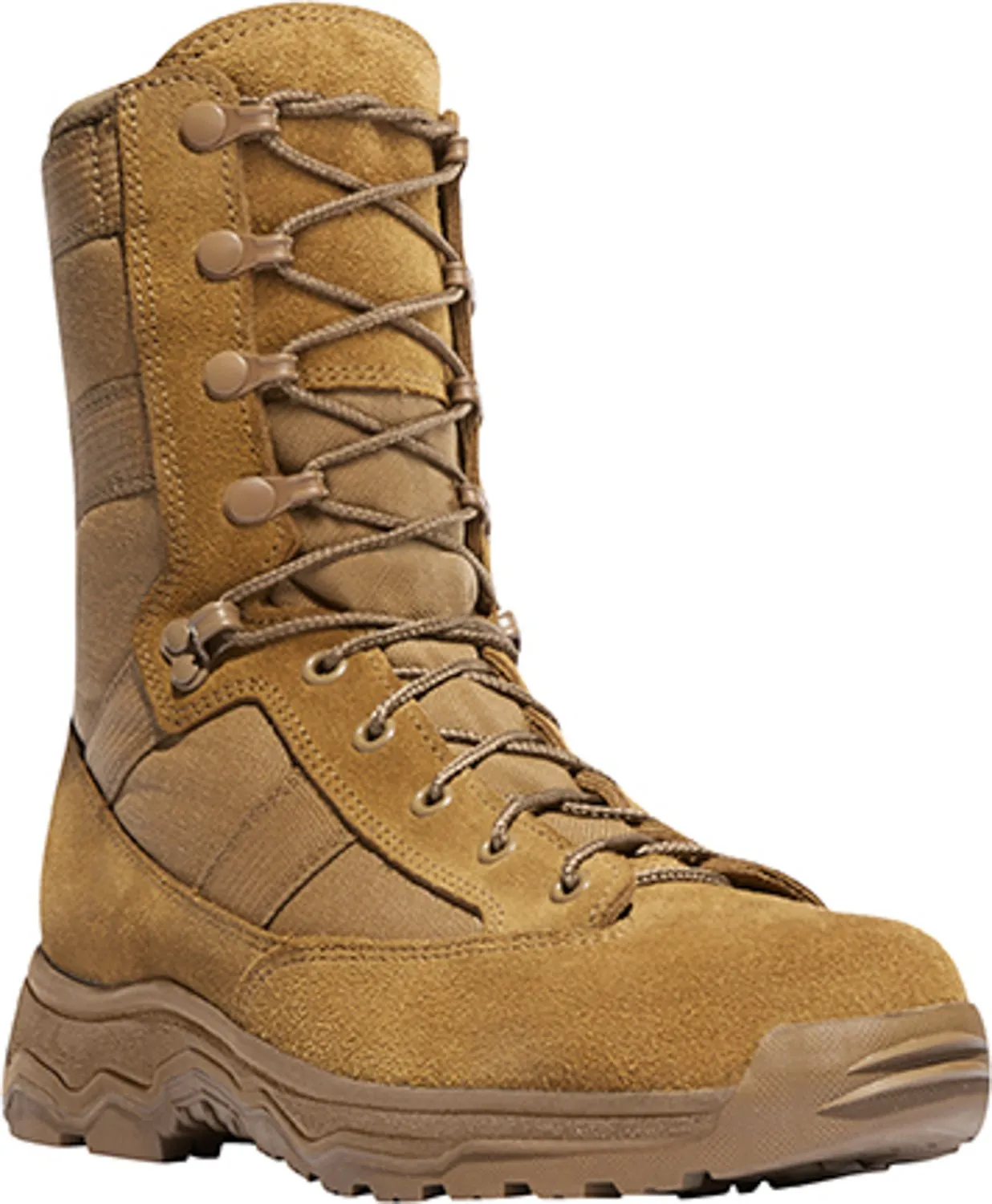 Danner Mens Reckoning 8in Hot Coyote Suede Military Boots