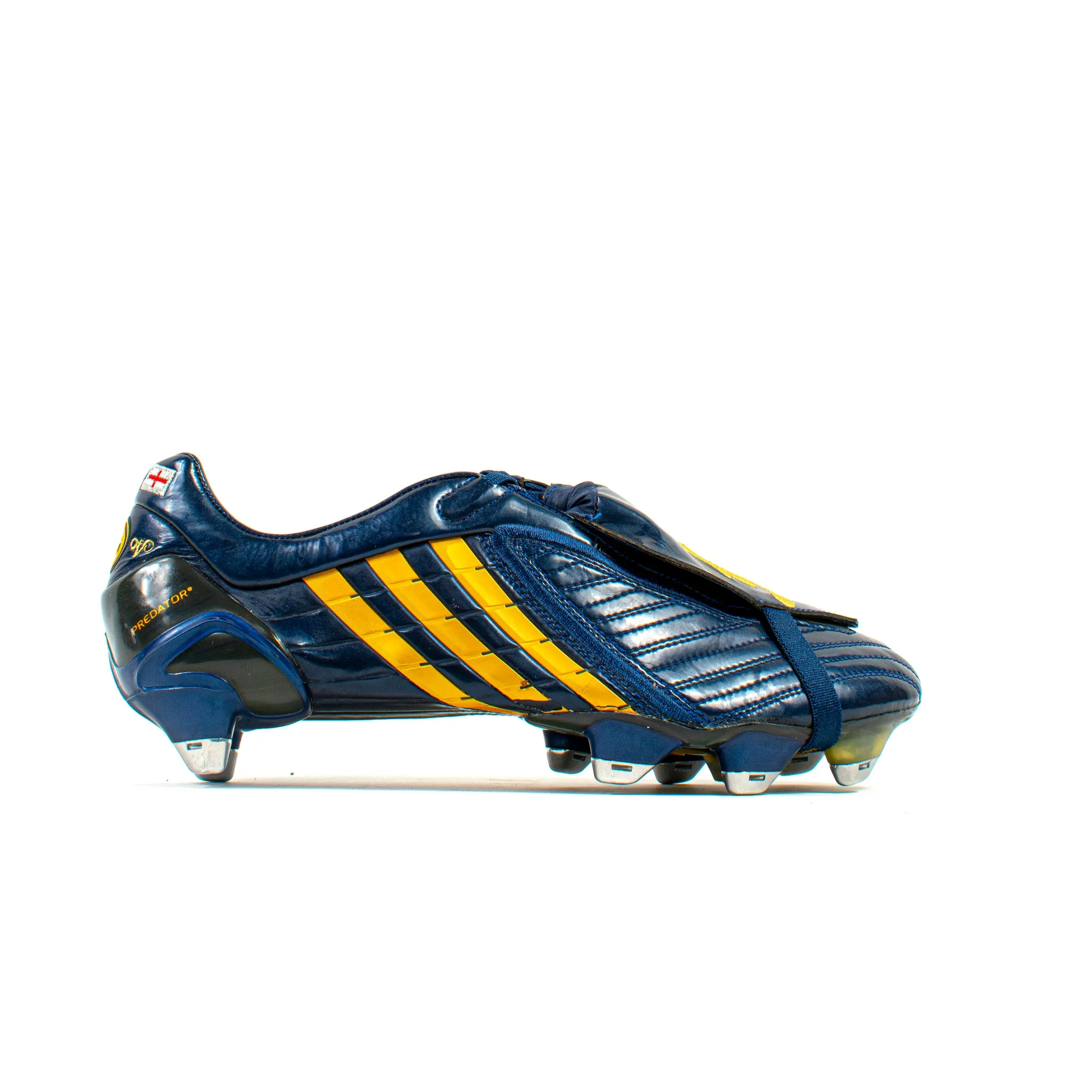 David Beckham Match Issued Worn Predator Powerswerve Navy Galaxy