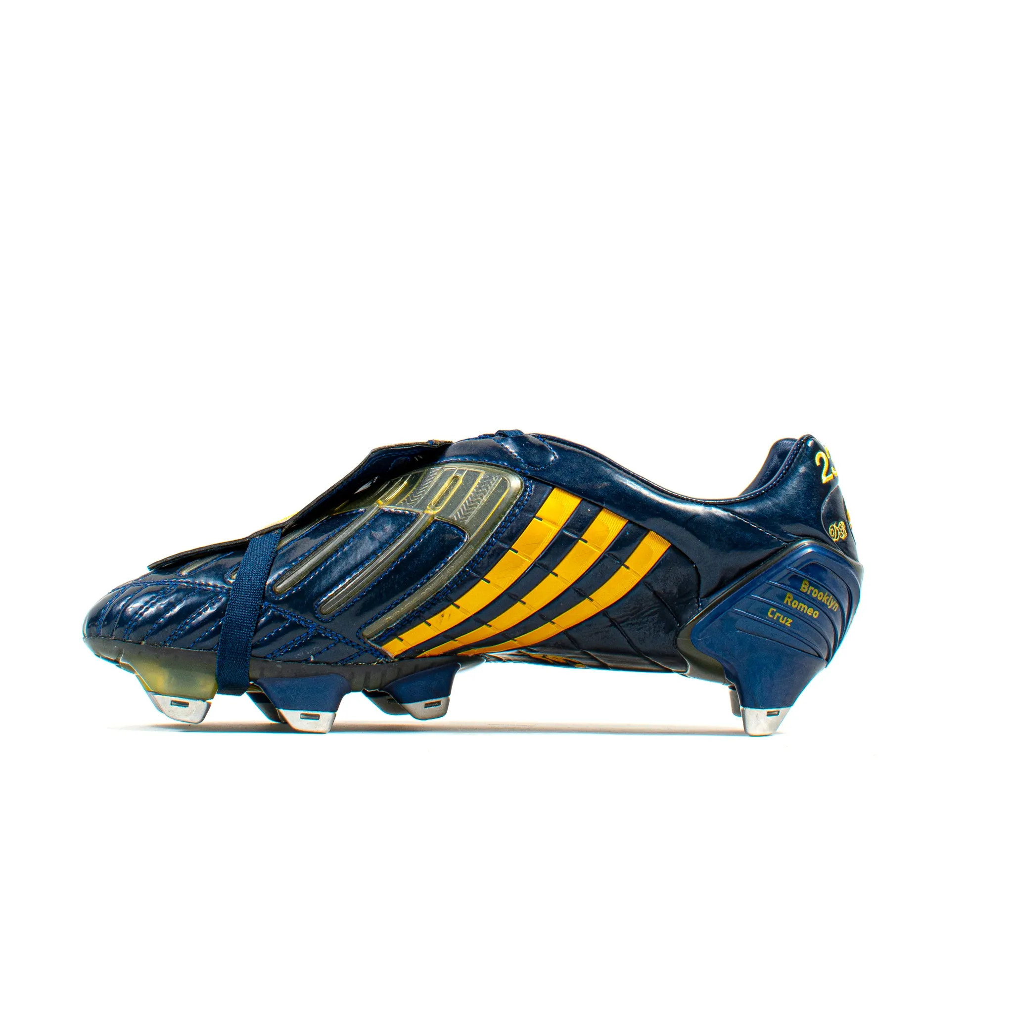 David Beckham Match Issued Worn Predator Powerswerve Navy Galaxy