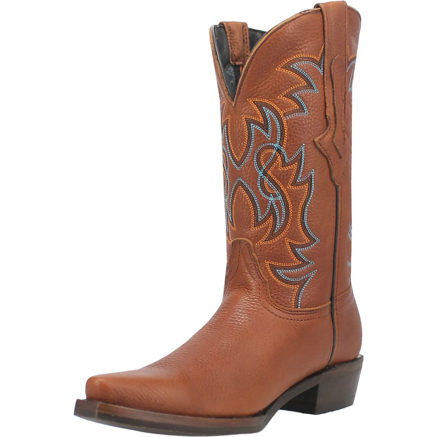 Dingo Mens Gold Rush Tan Leather Cowboy Boots