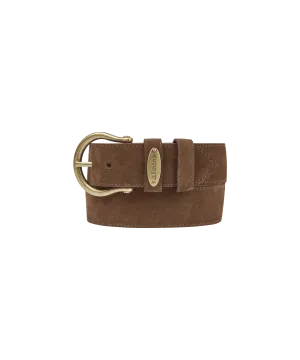 Dovedale Suede Belt - Chocolate Suede