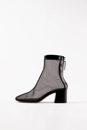 FIRME - Black Tulle Boots