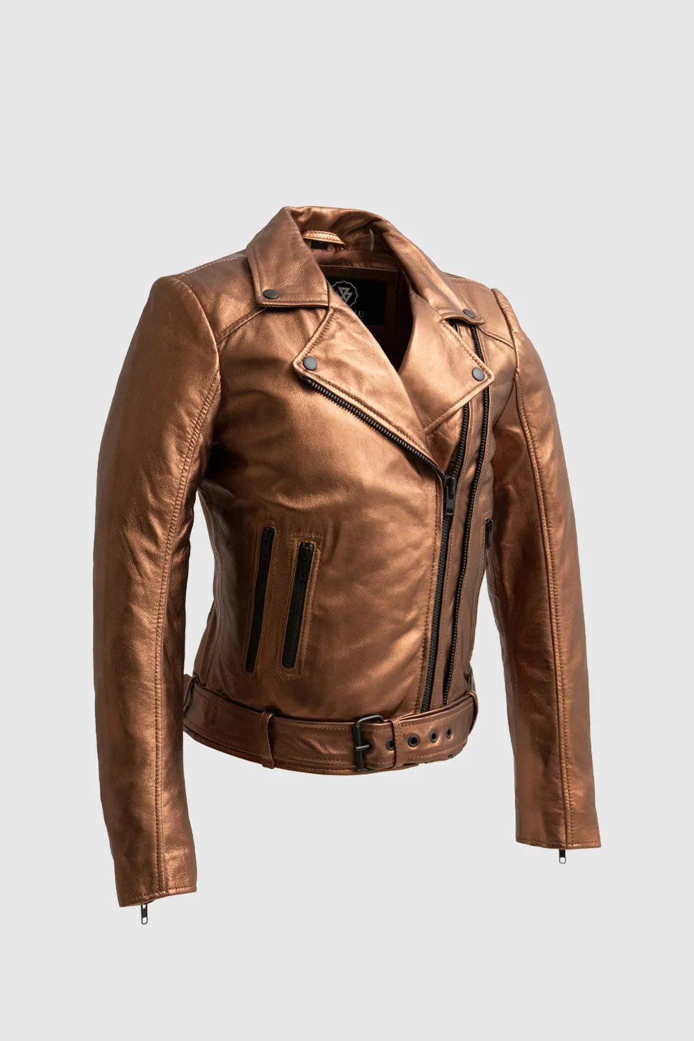 Hazel Women's Lambskin Leather Jacket (POS)