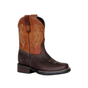 International M Kid's Brown & Orange Boots