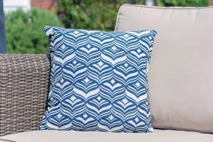 Luxury Cushion in Tulip Navy