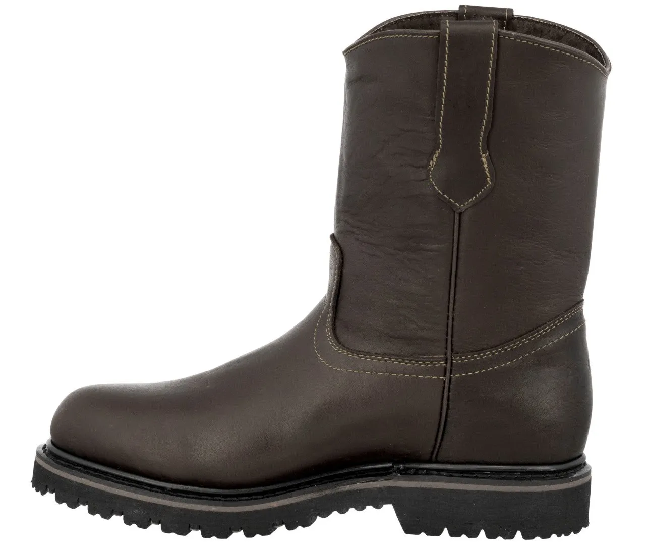 Mens 700TR Brown Durable Leather Construction Work Boots