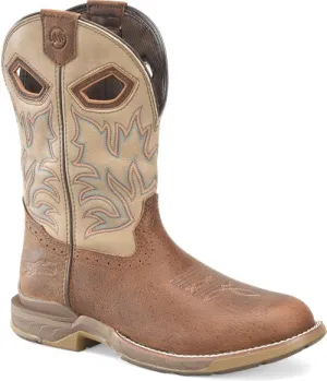 On Sale Double H Tan Prophecy 11" Phantom Rider Round Toe Roper Boots for Men