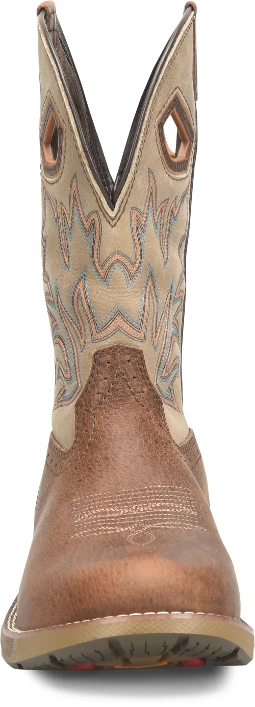 On Sale Double H Tan Prophecy 11" Phantom Rider Round Toe Roper Boots for Men