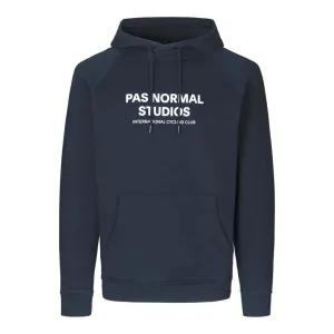 PAS NORMAL STUDIOS Logo Hoodie - Navy