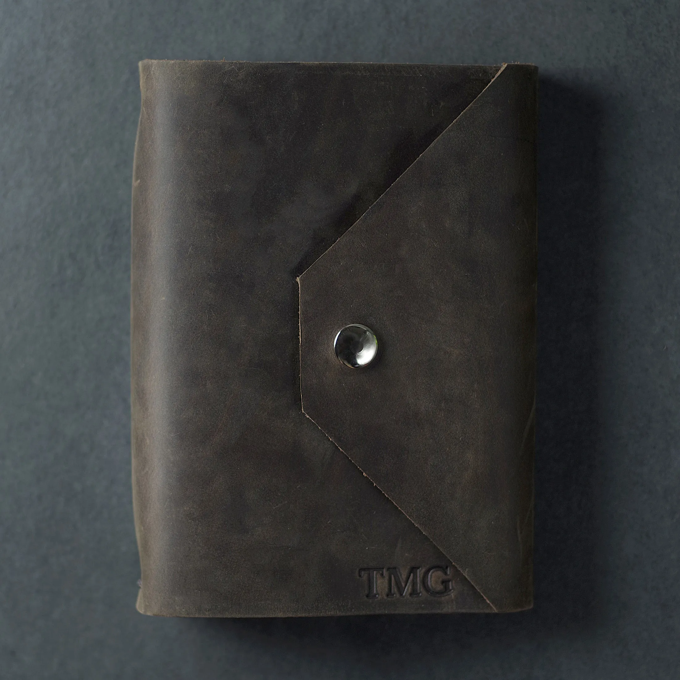 Refillable Leather Journal w/ Snap