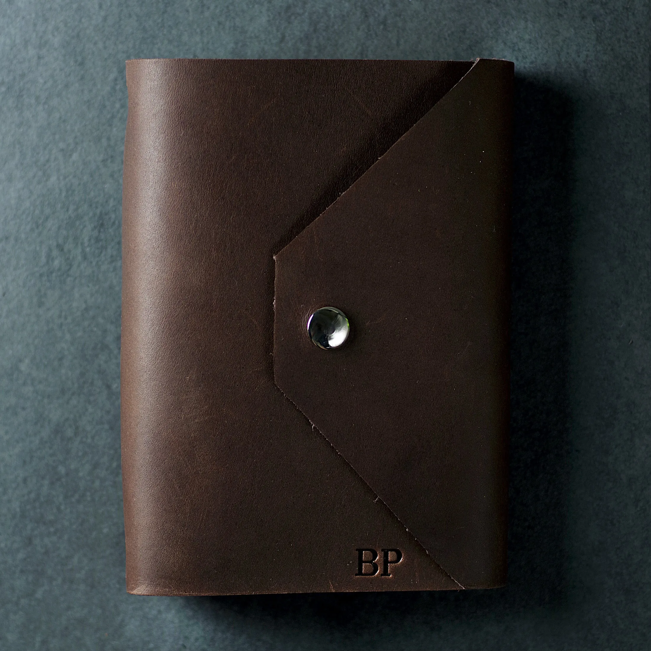 Refillable Leather Journal w/ Snap