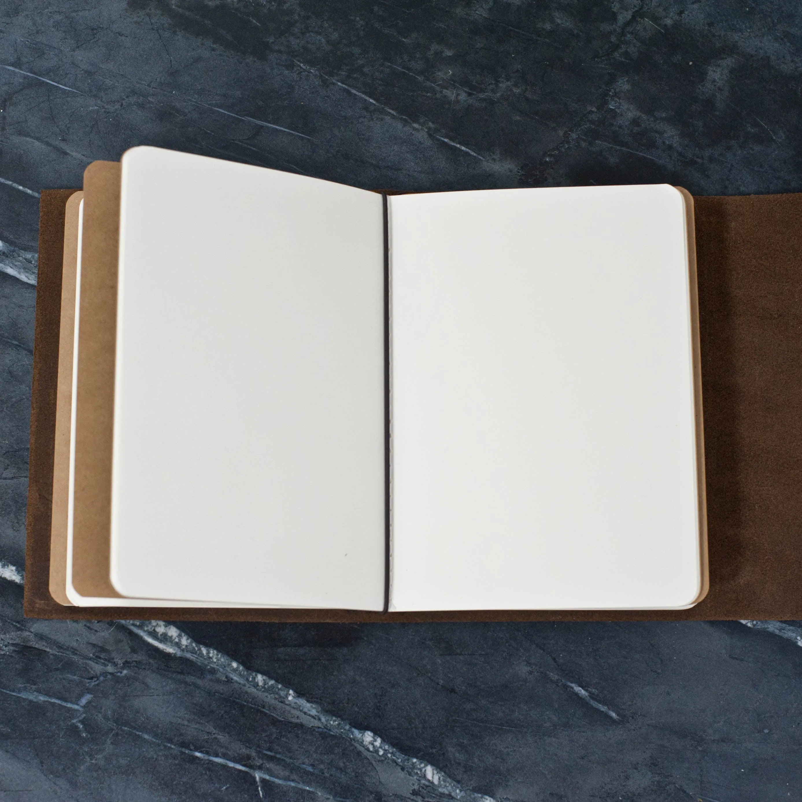 Refillable Leather Journal w/ Snap