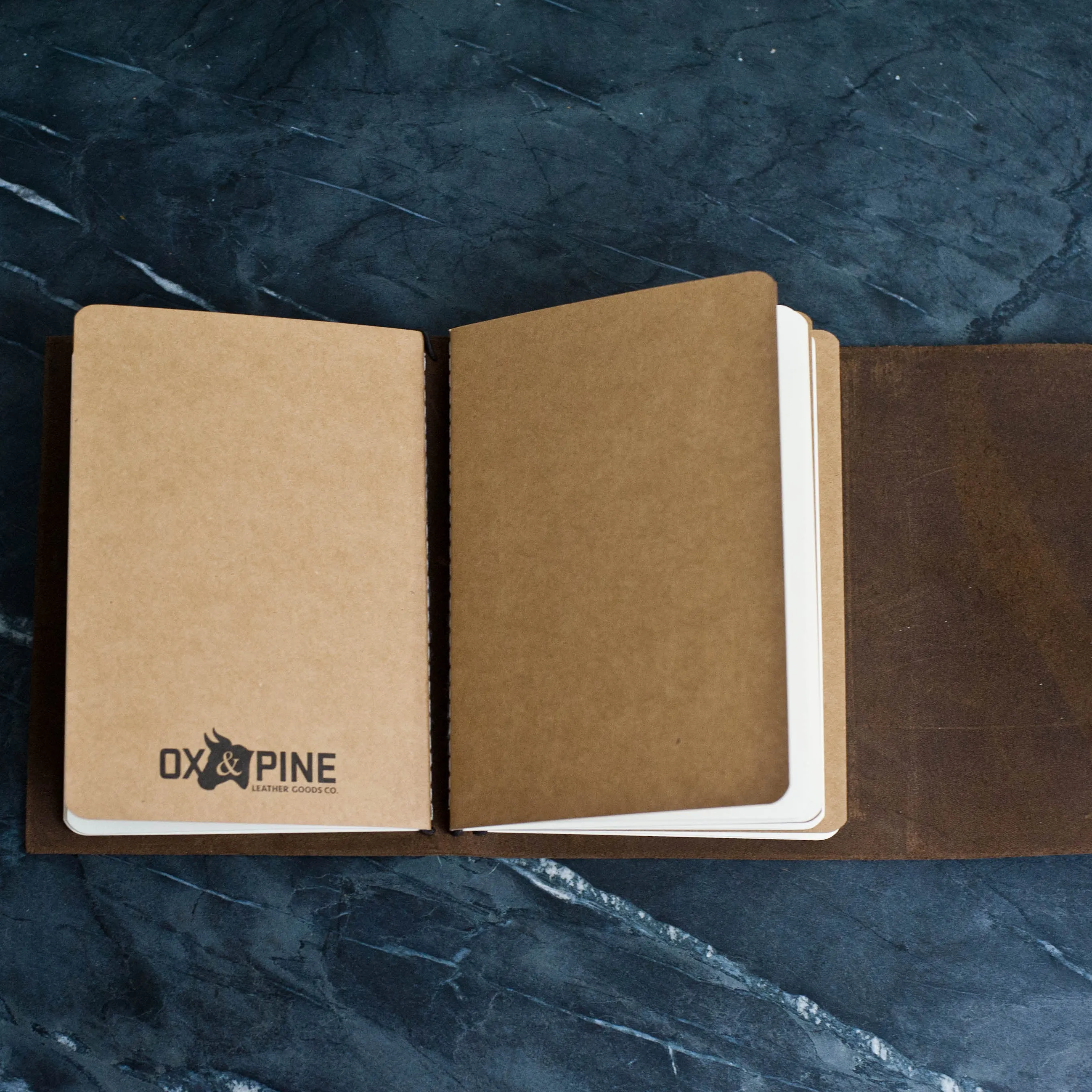 Refillable Leather Journal w/ Snap