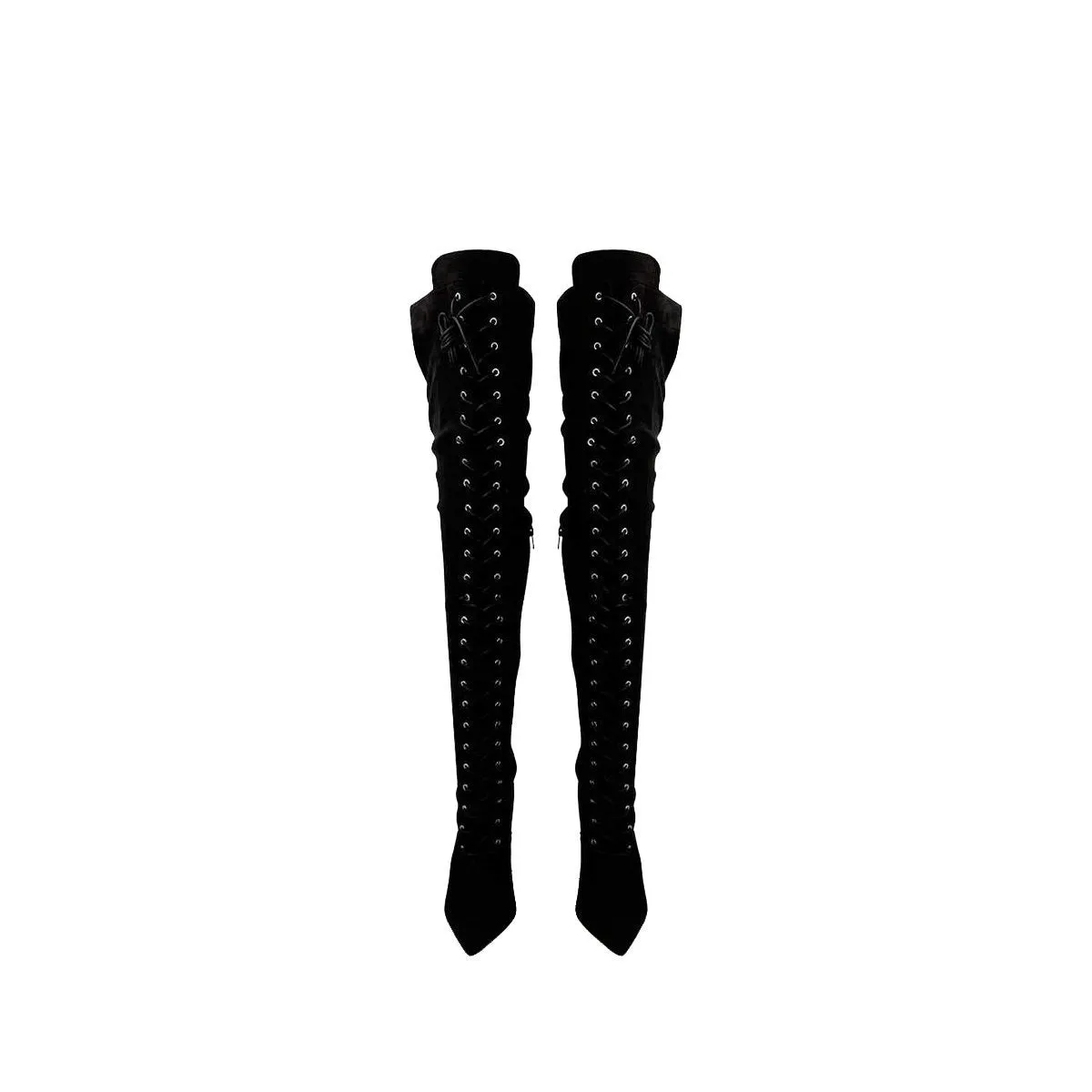 Sianna Lace Up Over The Knee Boot