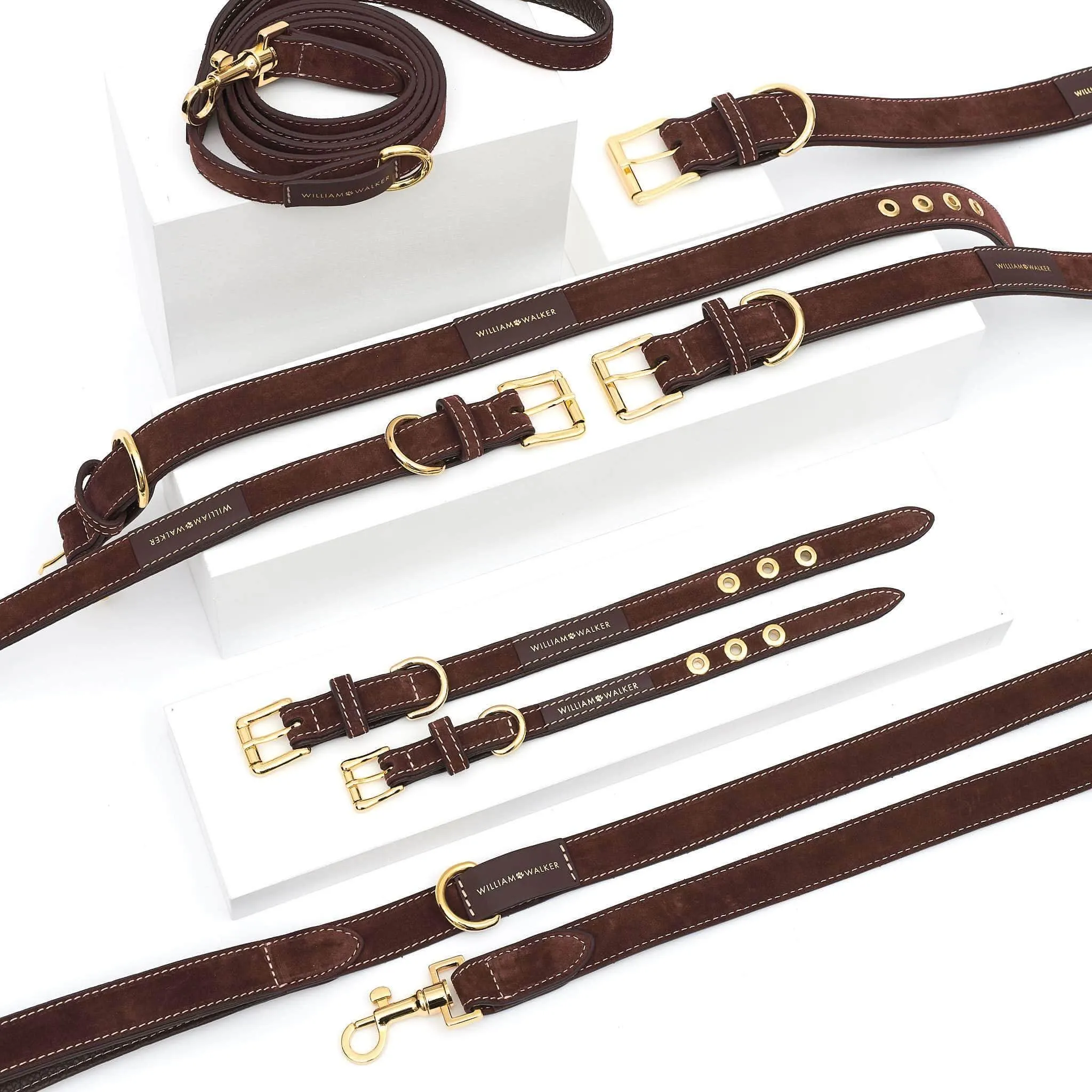 Suede Leather Dog Leash by William Walker - Makassar