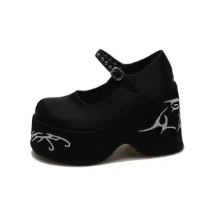 Toleet High Heel Mary Jane Shoes