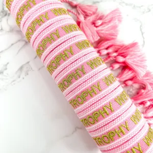 Trophy Wife Embroidered Bracelet